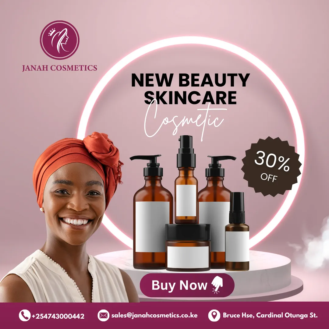 Kendrick Designs portfolio — Pure Beauty Cosmetics — web design